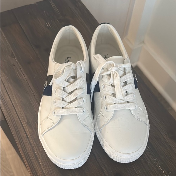White and Navy Sneakers by RL - Picture 3 of 8